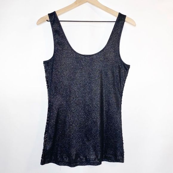 Express Black Sequin Women's Top - Picture 5 of 9